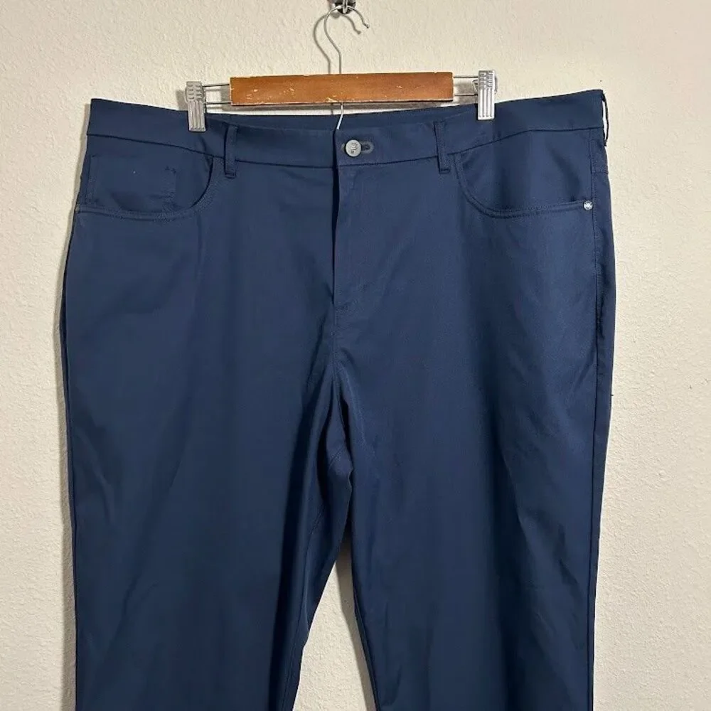 Public Rec Workday Pants Mens 40x32 Navy Blue Performance Stretch Chino Comfort